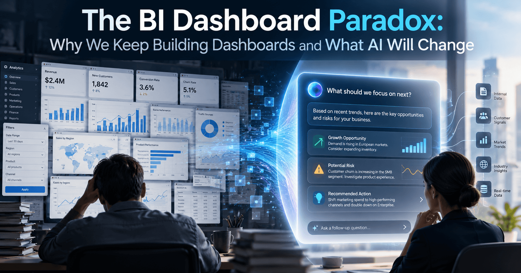 The BI Dashboard Paradox: Why We Keep Building Dashboards and What AI Will Change