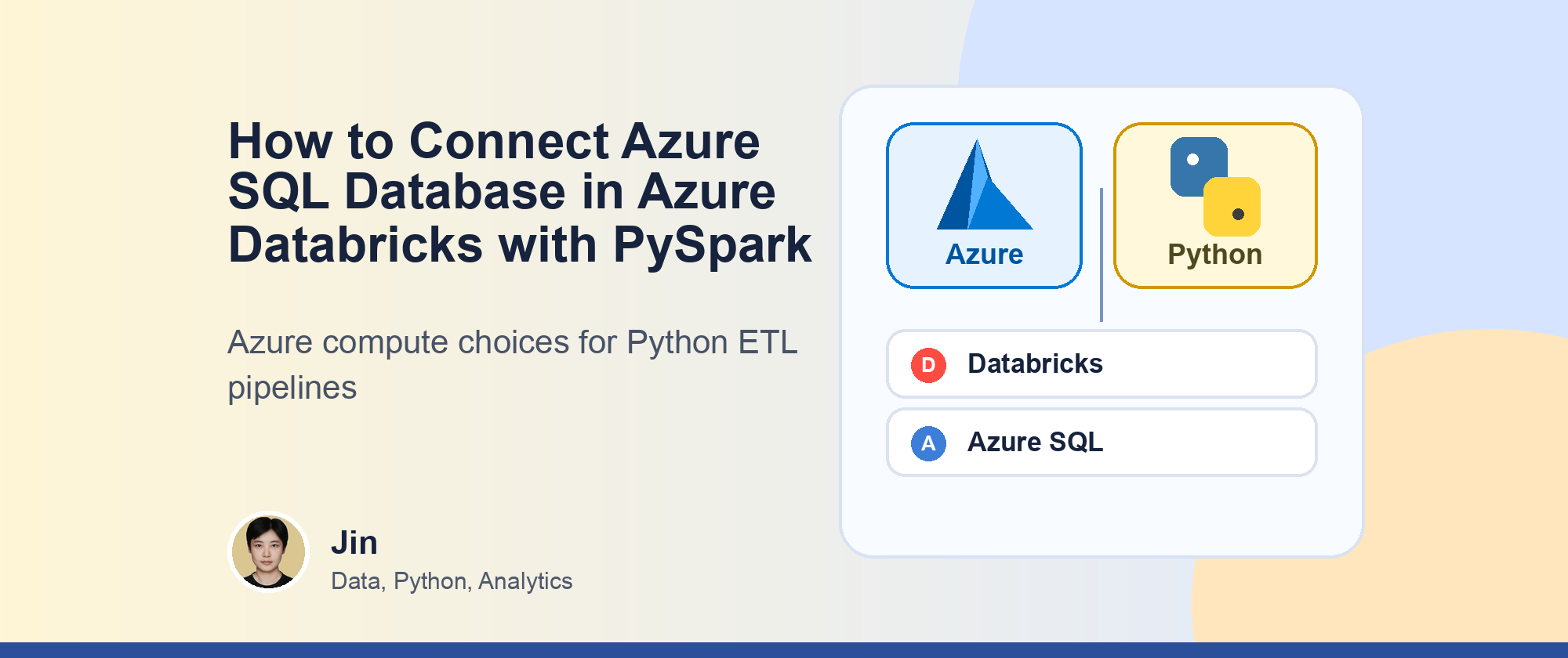 How to Connect Azure SQL Database in Azure Databricks with PySpark